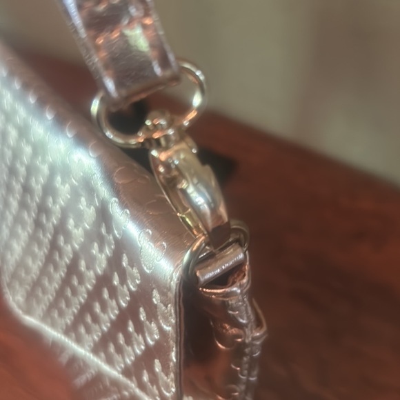 Disney Parks Mickey Mouse Rose Gold Shoulderbag/Clutch - Picture 7 of 11